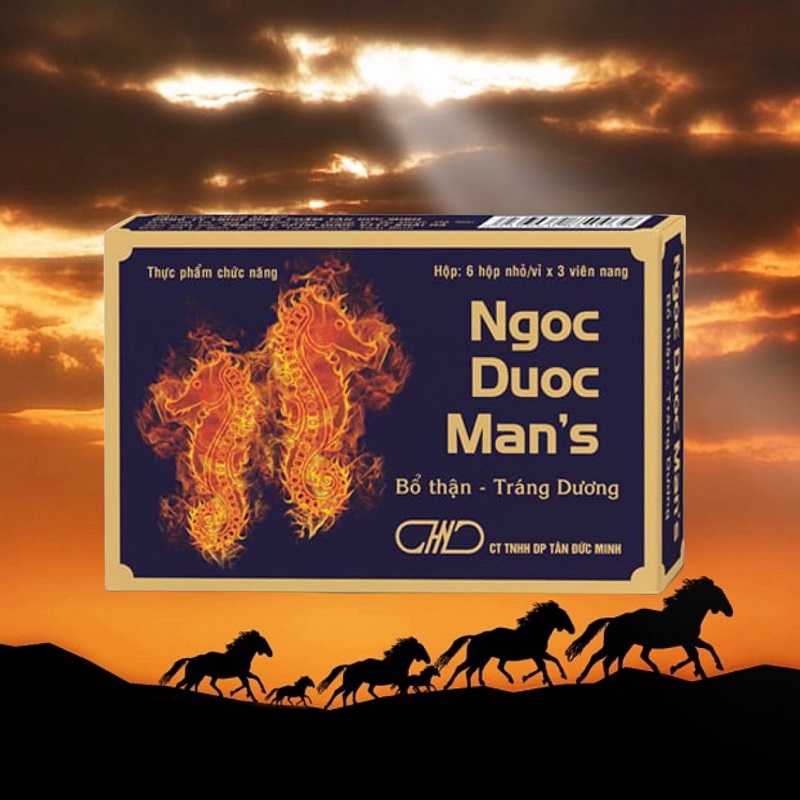 Ngọc Dược Man’s - Bổ thận, tráng dương, tăng cường sinh lý nam