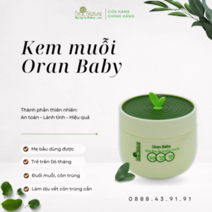 Kem muỗi Oran Baby I'm Nature