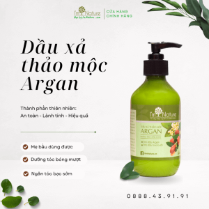 Dầu xả tóc thảo mộc Argan I’M NATURE